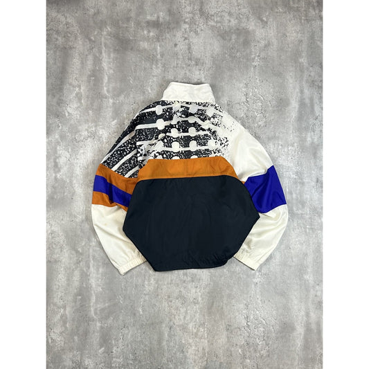 Vintage 80s/90s Nike Graphic Print 1/2 Zip Windbreaker Jacket Size Large