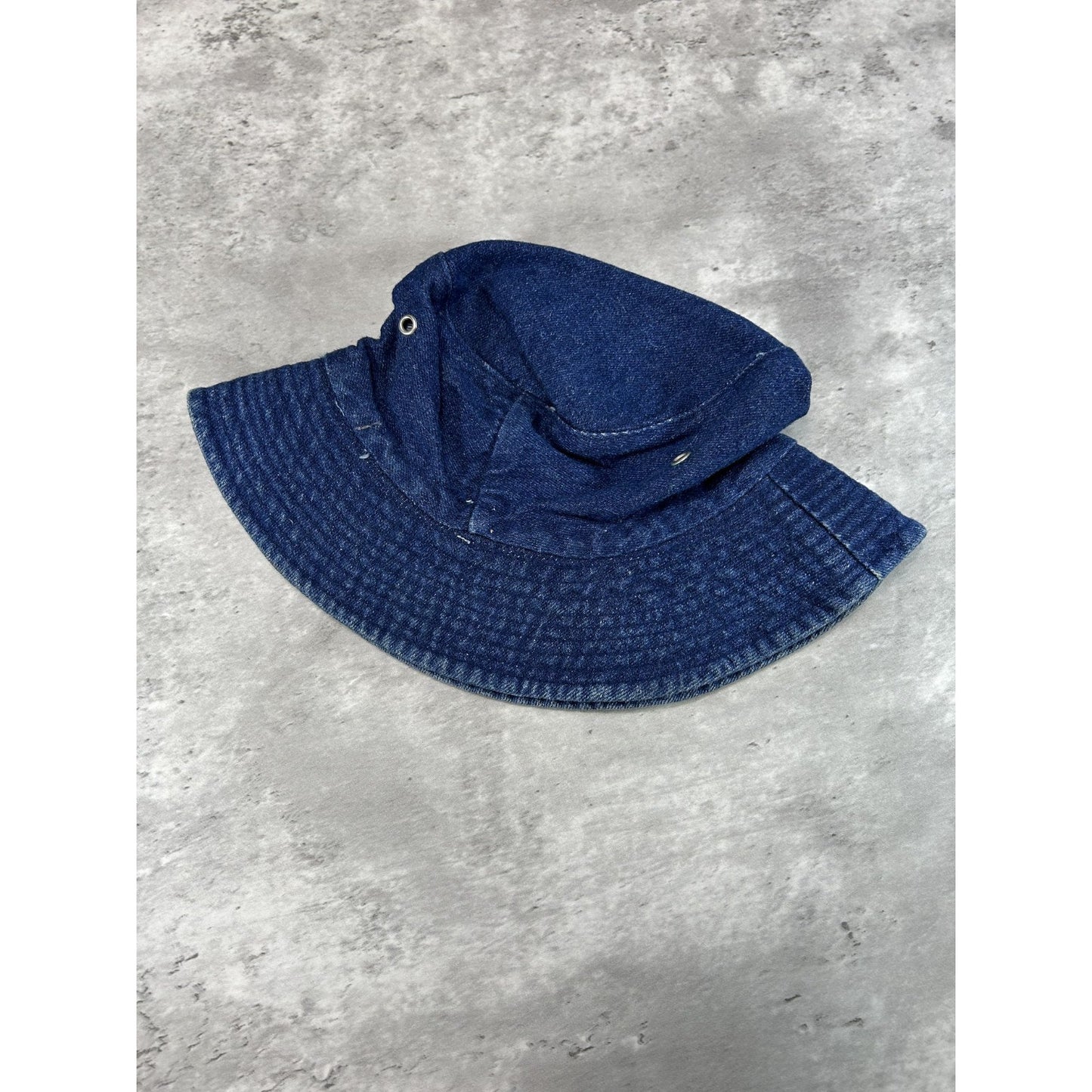 Vintage 90s Dark Wash Denim Bucket Hat OSFA