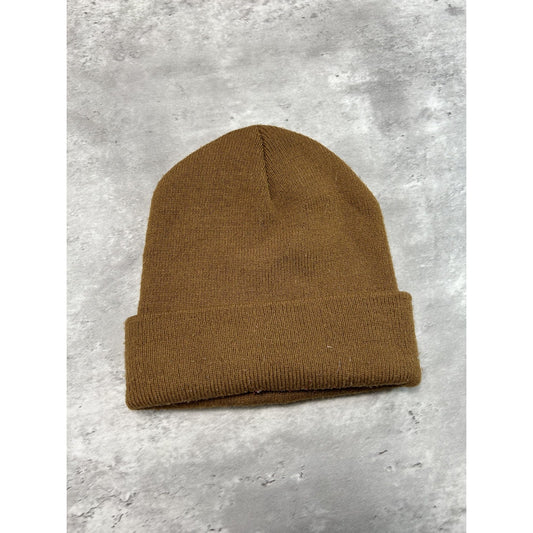 Vintage Carhartt Embroidered Patch Workwear Beanie Hat OSFA