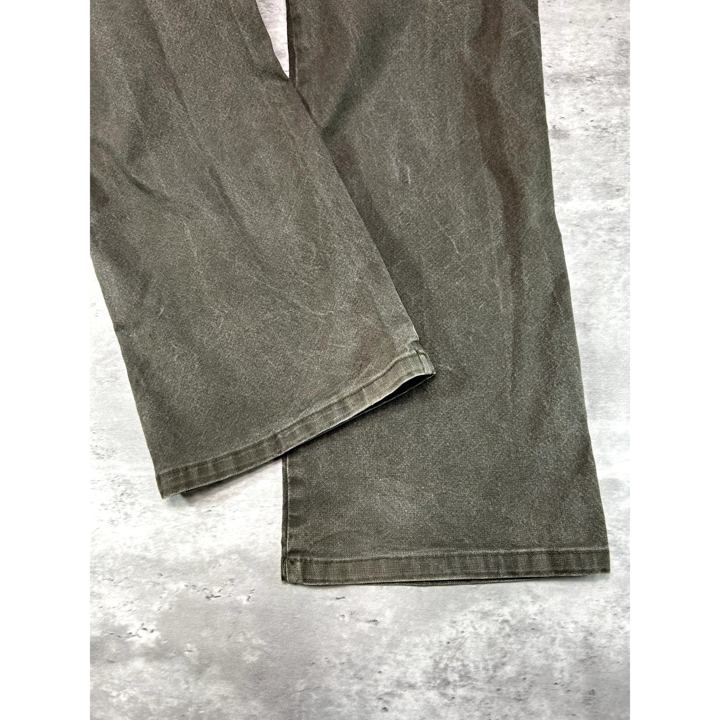 Vintage Dickies Canvas Work Wear Carpenter Pants Size 35W Brown