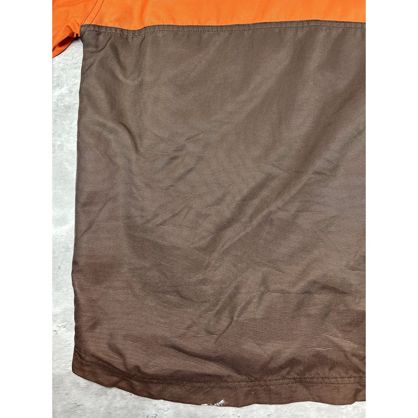Vintage Cleveland Browns NFL Embroidered Logo Windbreaker Jacket Size XL