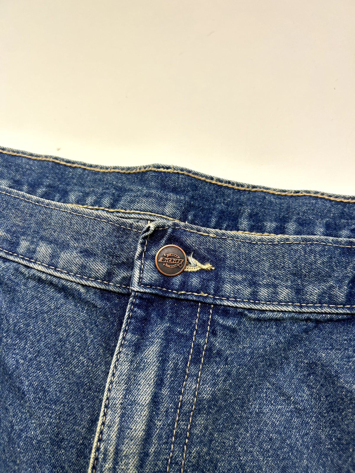 Vintage Dickies Dark Wash Denim Workwear Carpenter Pants Size 38