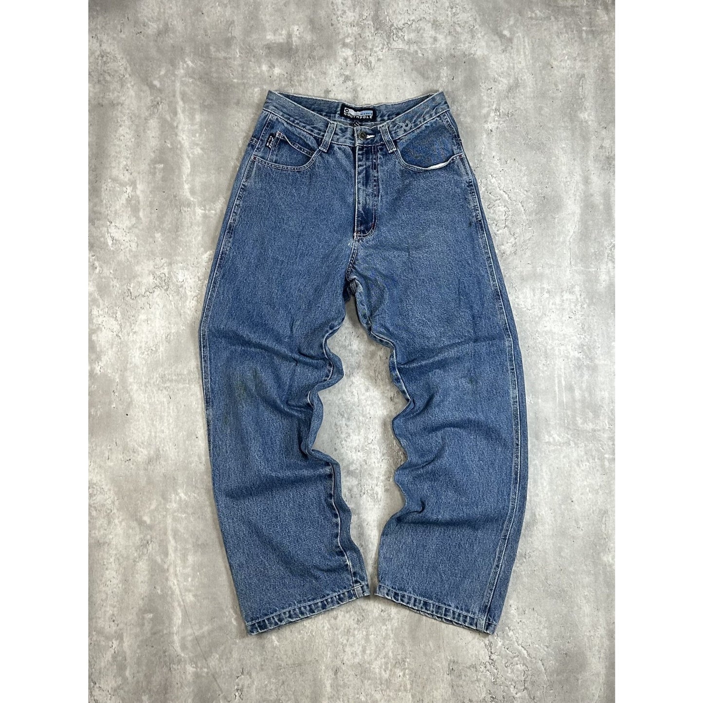 Vintage Y2K Southpole Medium Wash Denim Pants Size 29 Blue