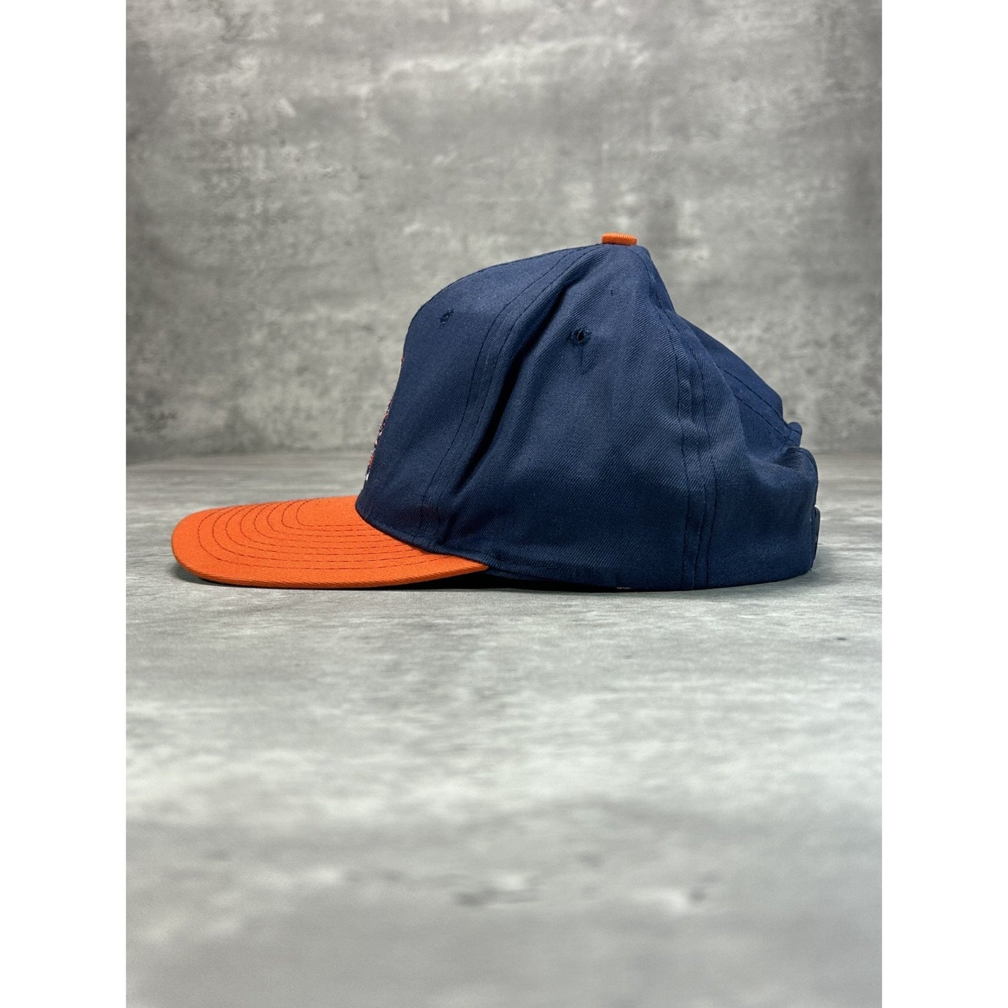 Vintage 90s Detroit Tigers MLB Embroidered Logo Baseball Snapback Hat OSFA