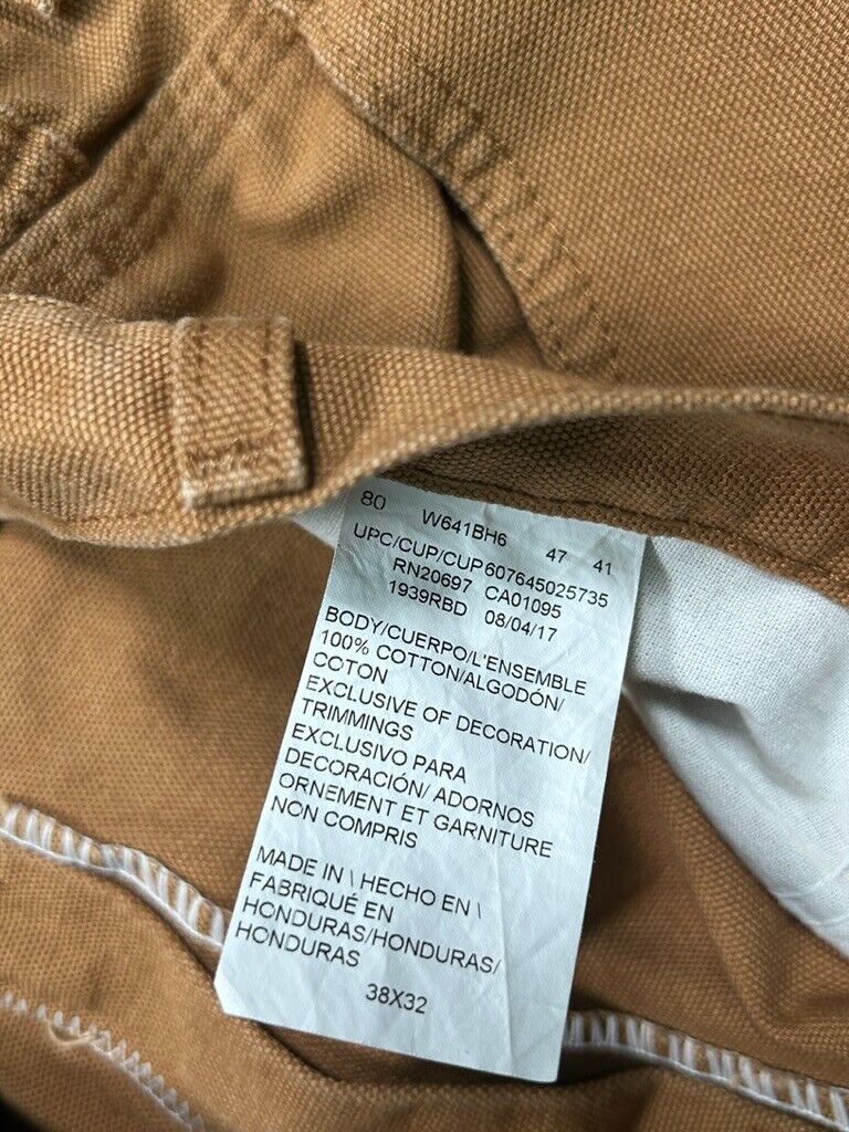 Vintage Dickies Canvas Workwear Style Carpenter Pants Size 38W Beige