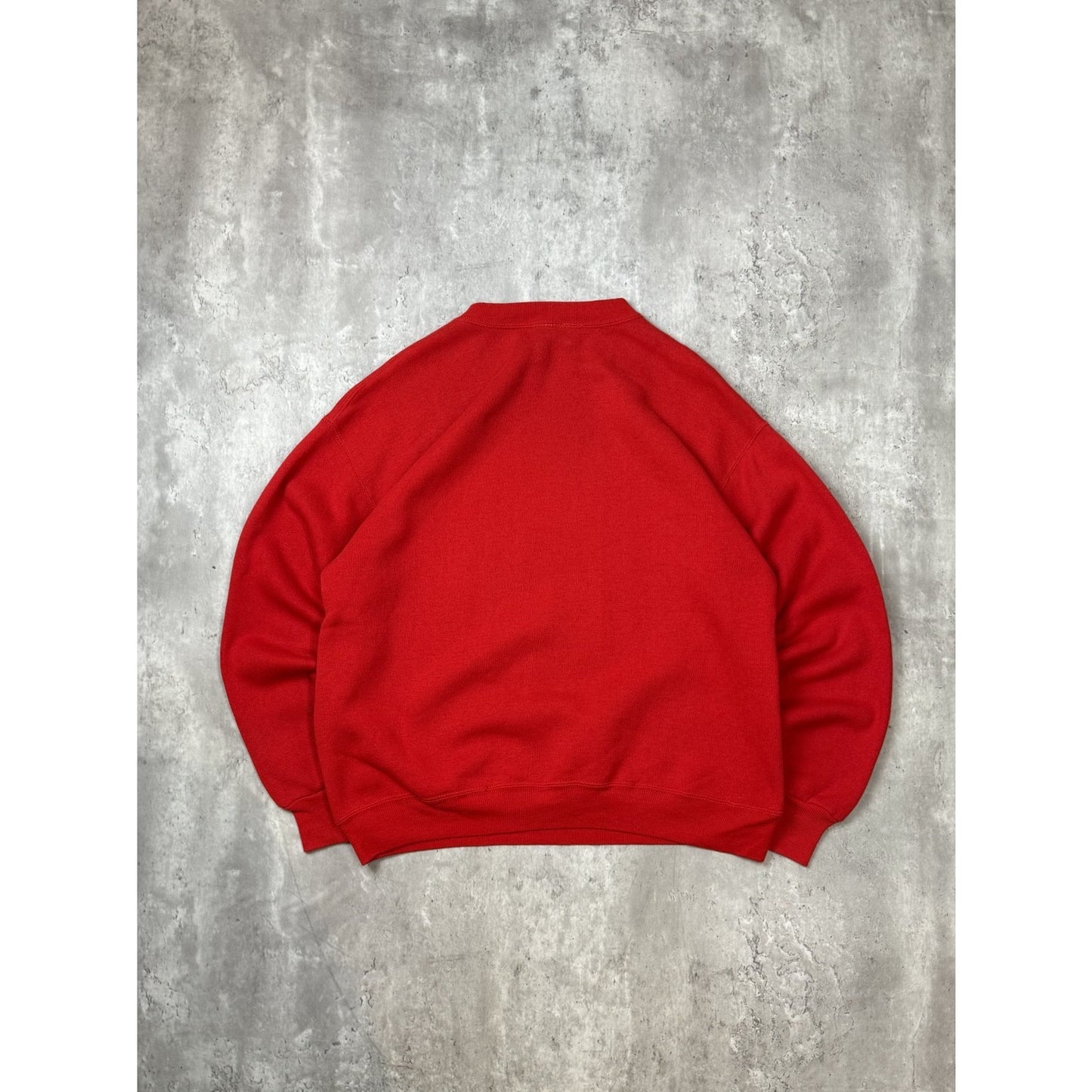 Vintage 80s Detroit Red Wings NHL Starter Spellout Graphic Sweatshirt Size Large