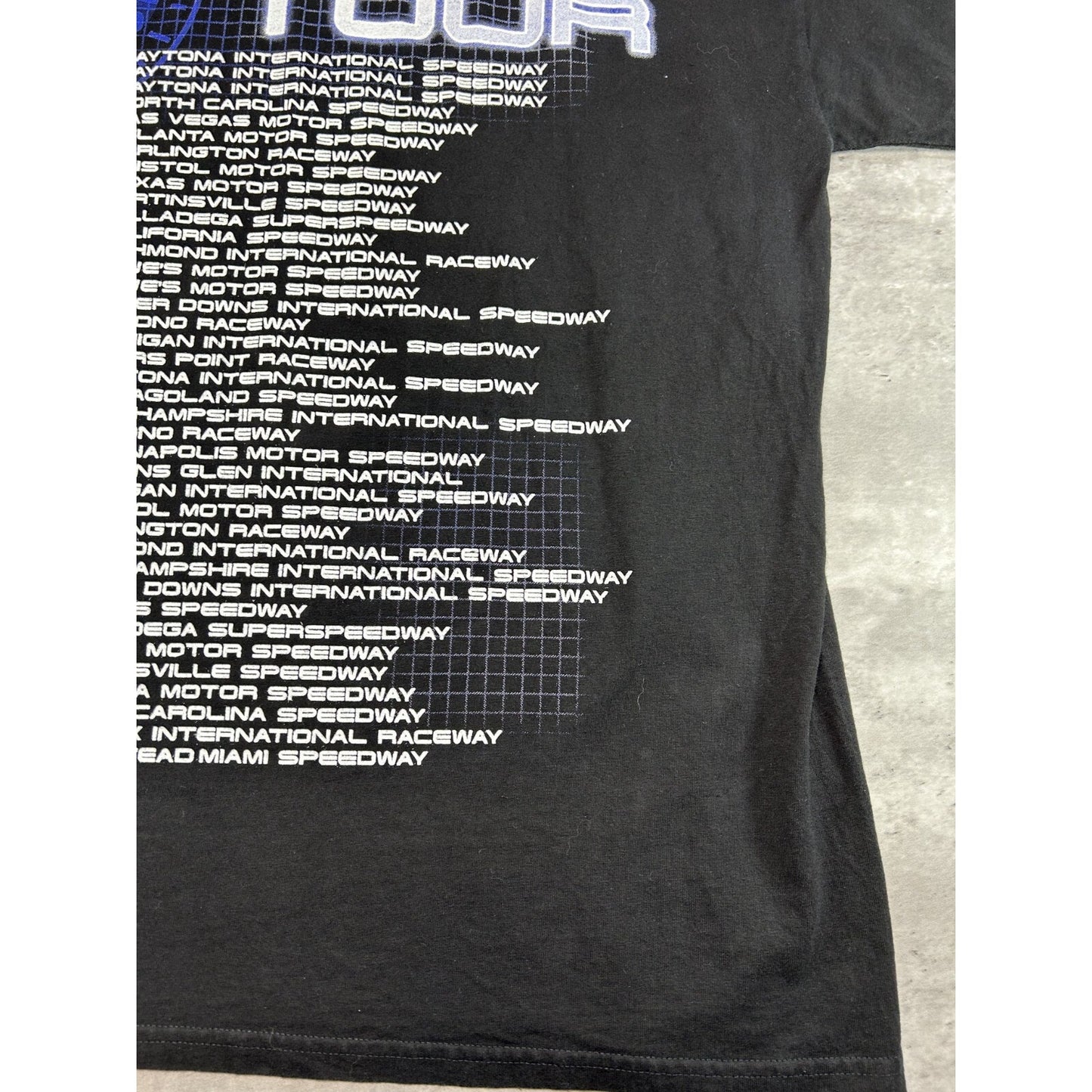 Vintage 2002 Nascar Winston Cup The Limit Tour Big Graphic T-Shirt Size 2XL