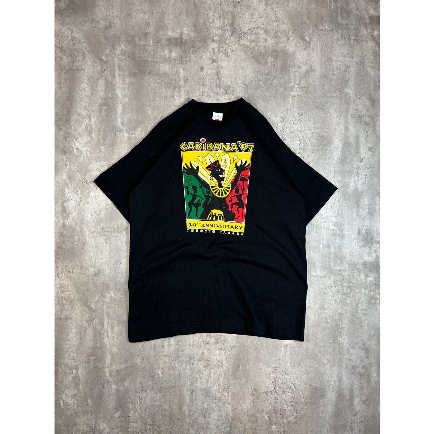 Vintage 1997 Caribana Toronto Festival Destination Graphic T-Shirt Size XL