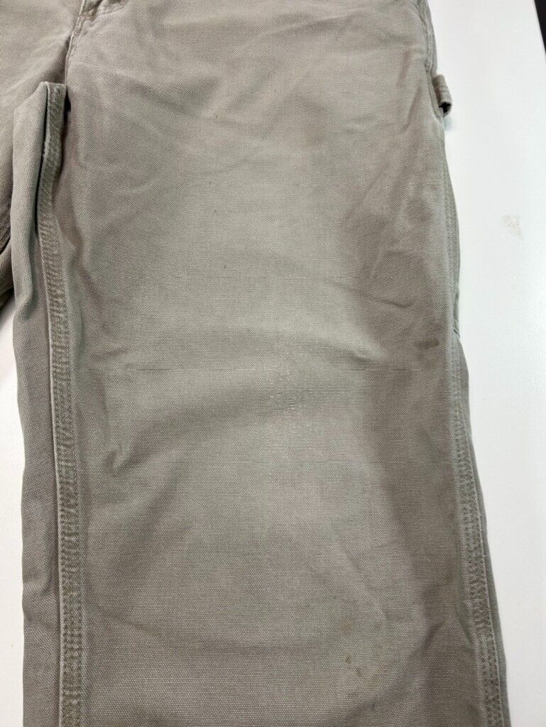 Vintage Carhartt Dungaree Fit Canvas Workwear Carpenter Pants Size 33W B11 DES