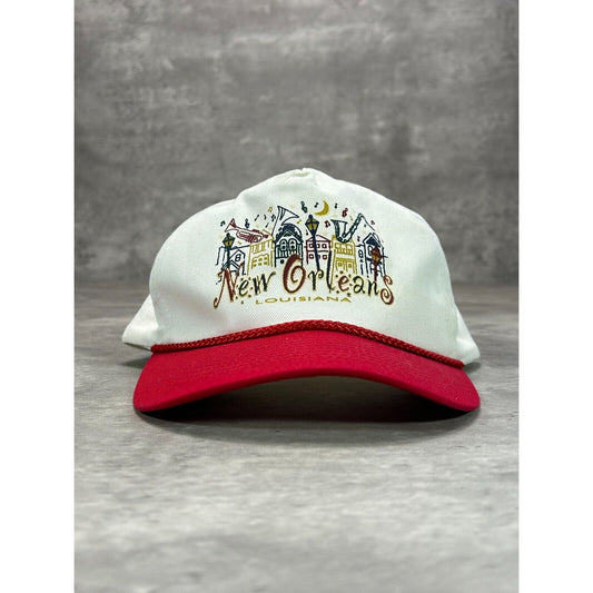 Vintage New Orleans Louisiana Graphic Destination Snapback Hat OSFA
