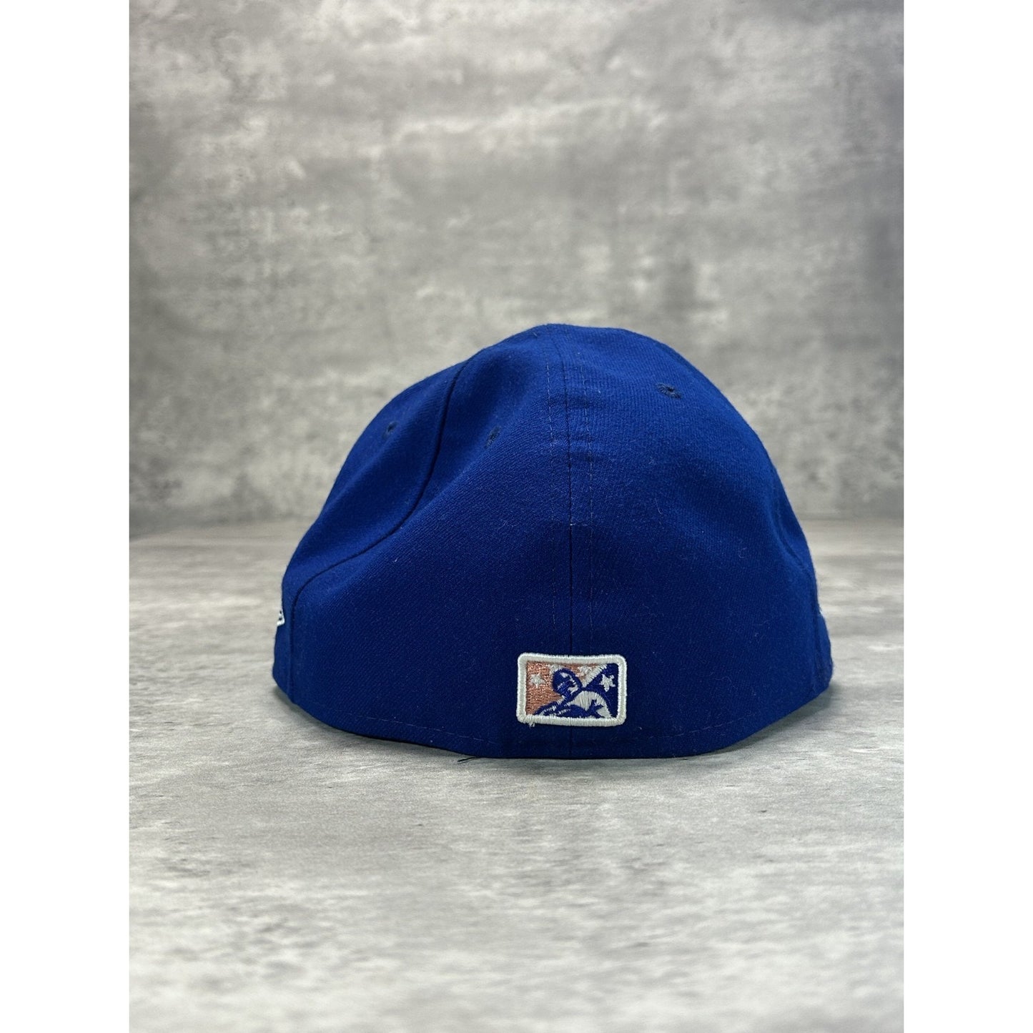 Columbus Catfish MiLB Embroidered Logo Baseball Fitted Hat 7 1/2 Blue