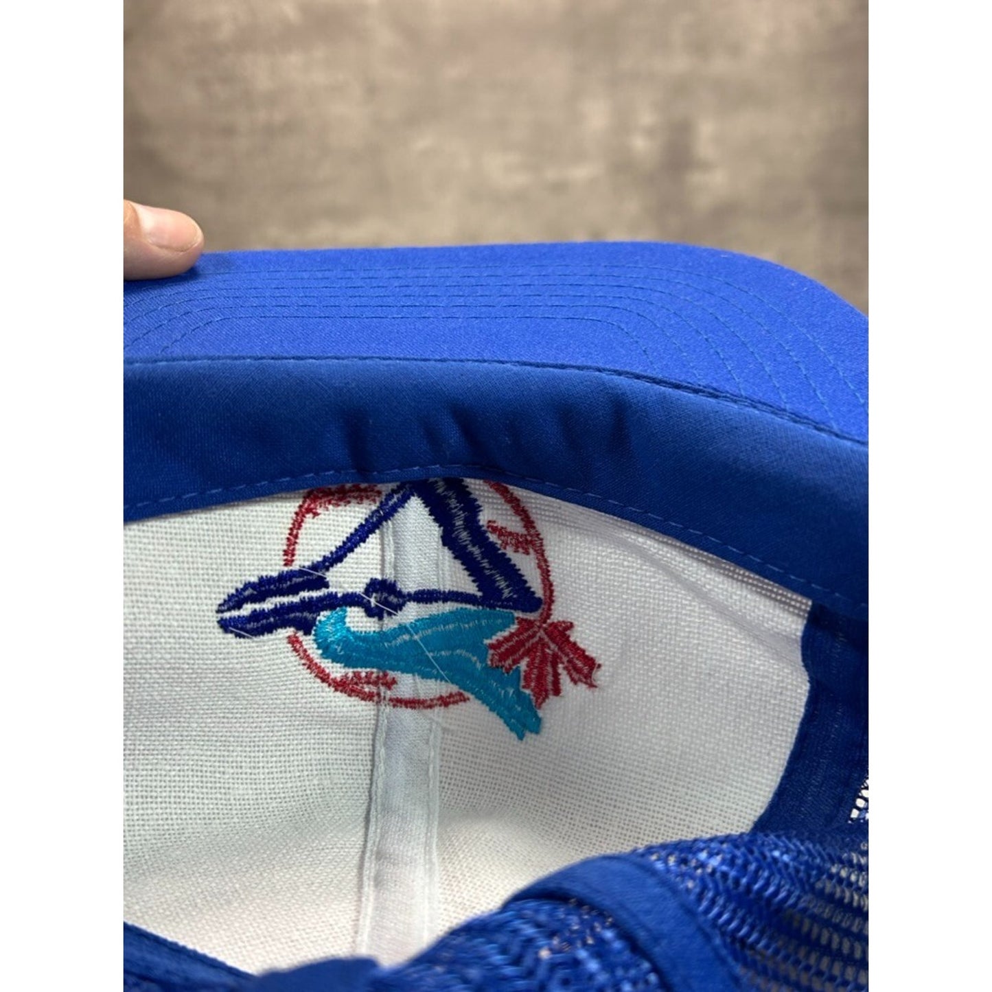 Vintage 80s/90s Toronto Blue Jays MLB Embroidered Trucker Snapback Hat OSFA