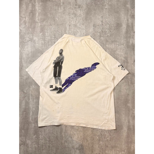 Vintage 90s Reebok Shaquille O'Neal Basketball Player Graphic T-Shirt Size XL