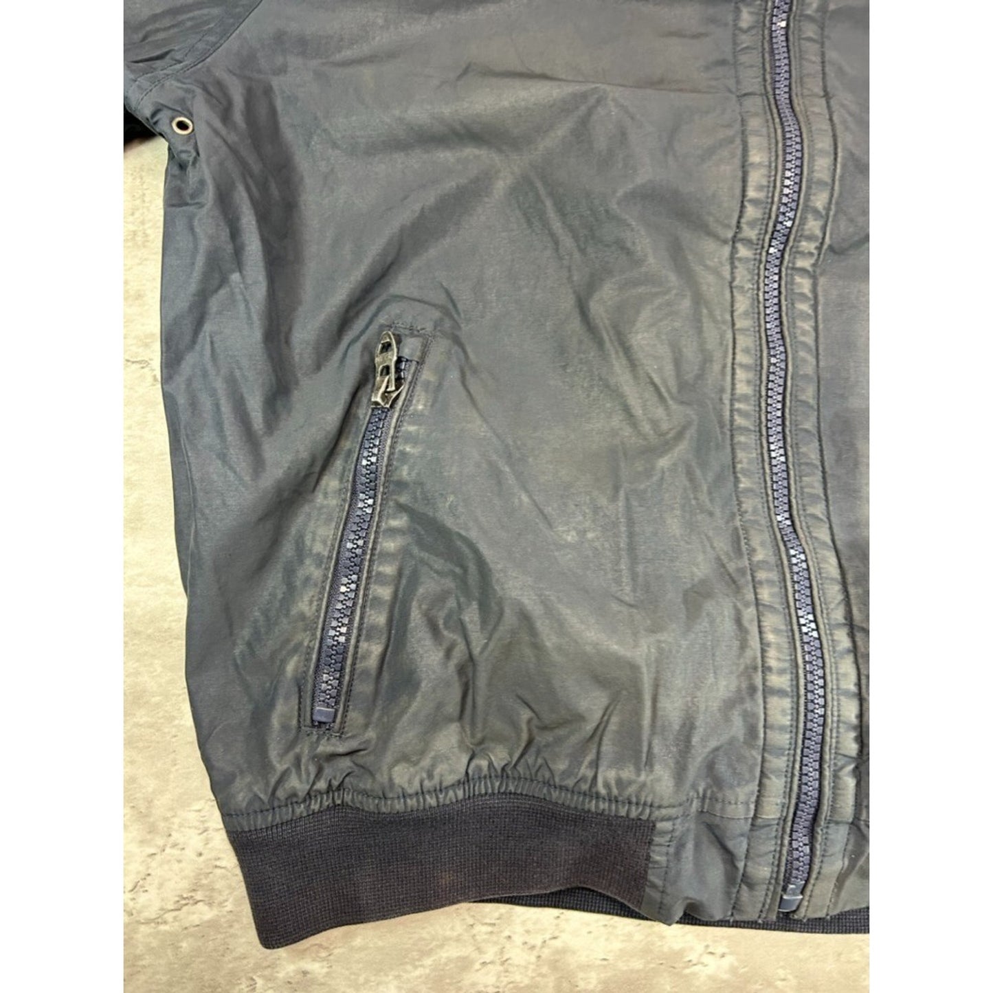 Vintage Polo Ralph Lauren Embroidered Pony Fleece Lined Bomber Jacket Size XXL