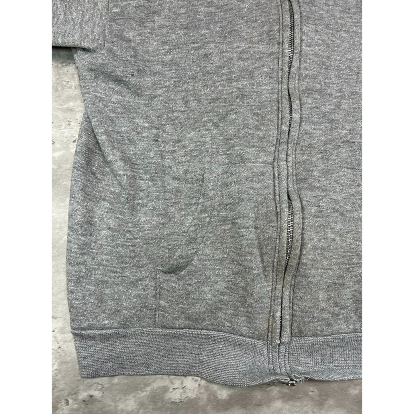 Vintage 1970s/80s Healthknit Thermal Lined Full Zip Hooded Sweatshirt Size Large