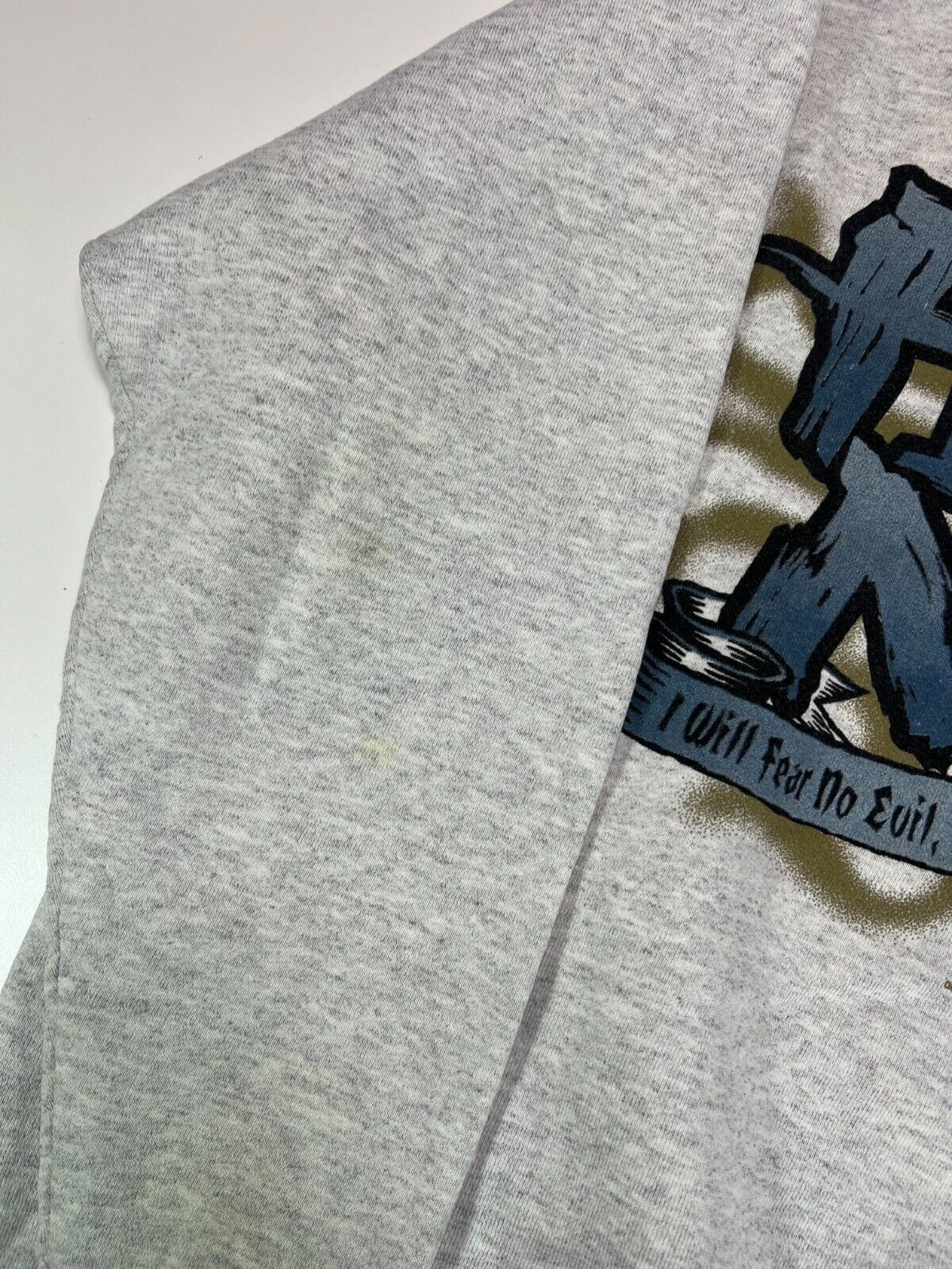 Vintage 1994 No Fear Fear Not Graphic Slogan Sports Sweatshirt Size Large