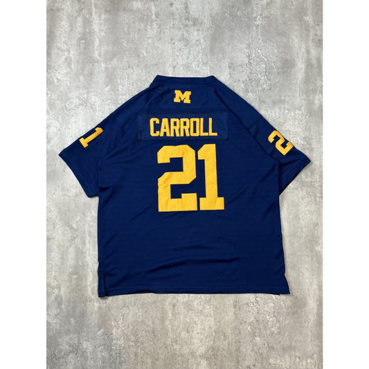 Jalen Carroll #21 Michigan Wolverines NCAA Adidas Football Jersey Size 2XL