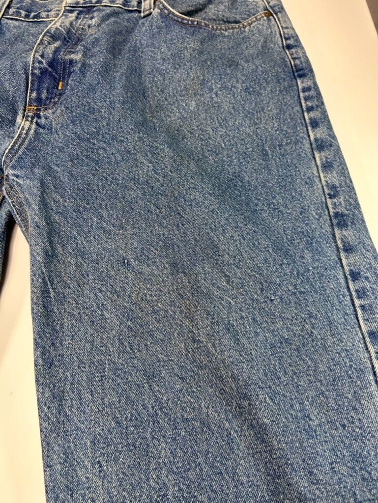 Vintage Carhartt Relaxed Fit Dark Wash Denim Work Wear Pants Size 40W Blue