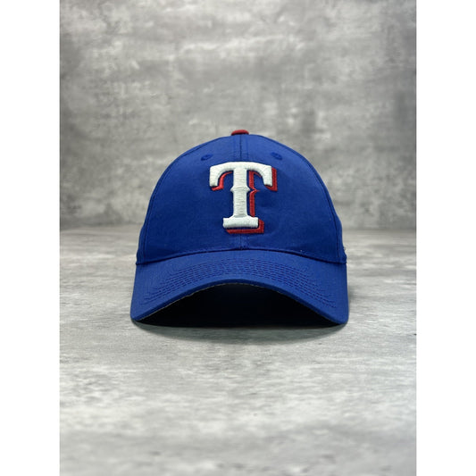 Vintage 90s Texas Rangers MLB Embroidered Logo Baseball Snapback Hat OSFA S/M