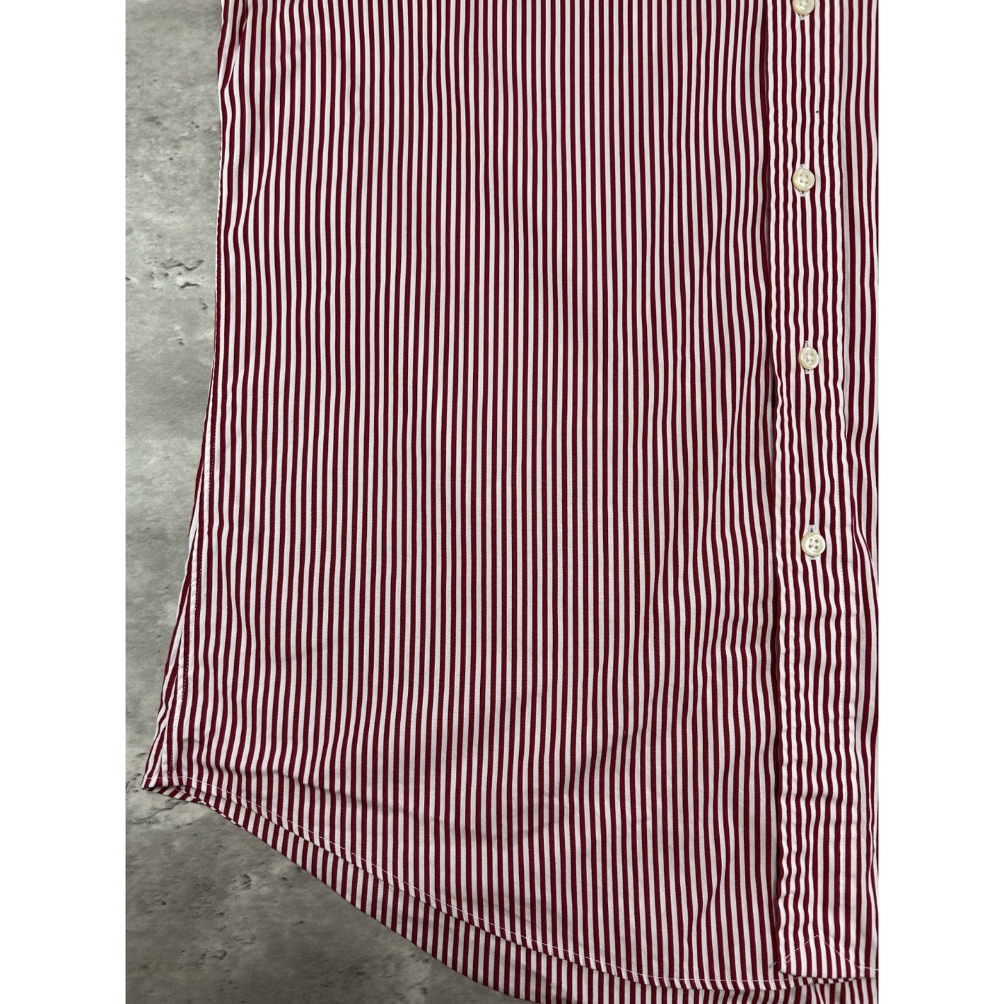 Vintage Polo Ralph Lauren Striped Print Long Sleeve Button Up Shirt Size Large