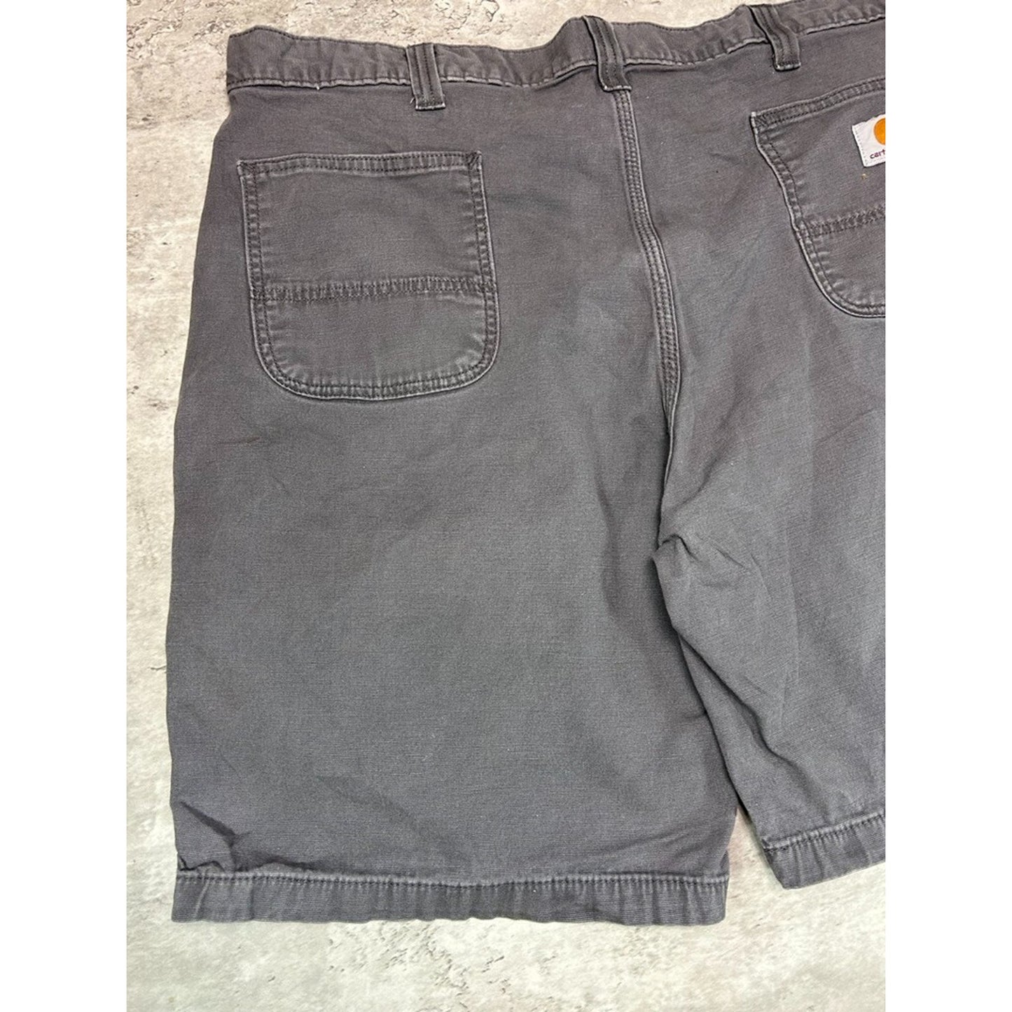 Carhartt Relaxed Fit Canvas Workwear Five Pocket Shorts Size 43 Gray