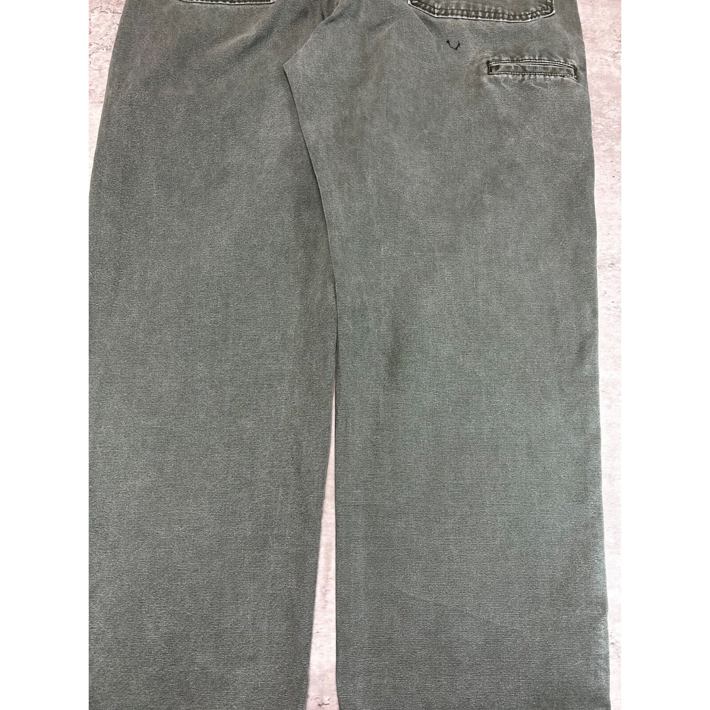 Vintage Dickies Canvas Workwear Five Pocket Pants Size 39 Green