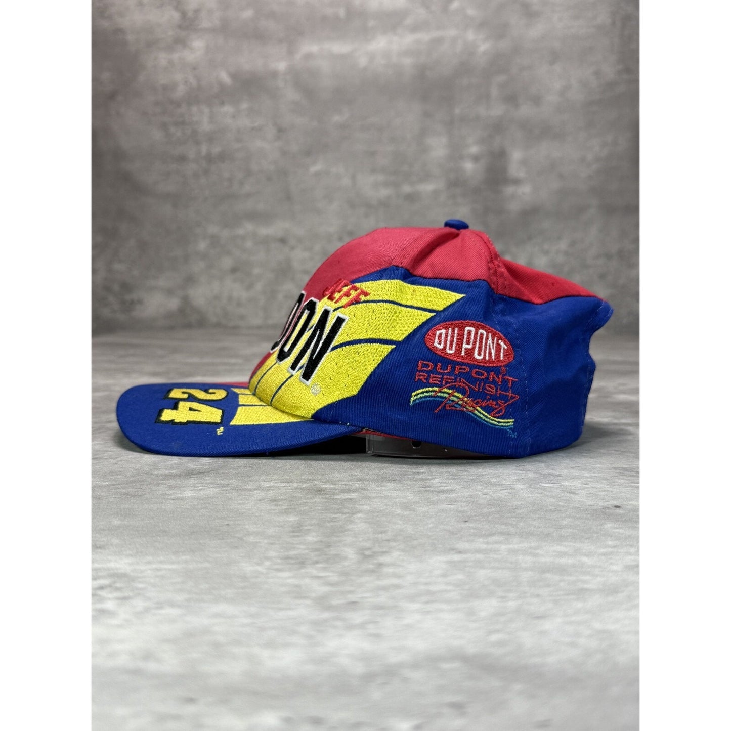 Vintage 90s Jeff Gordon #24 Nascar 50th Anniversary Snapback Hat OSFA