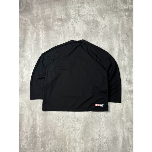 Vintage 90s Pittsburgh Penguins NHL CCM Maska Practice Hockey Jersey Size Large