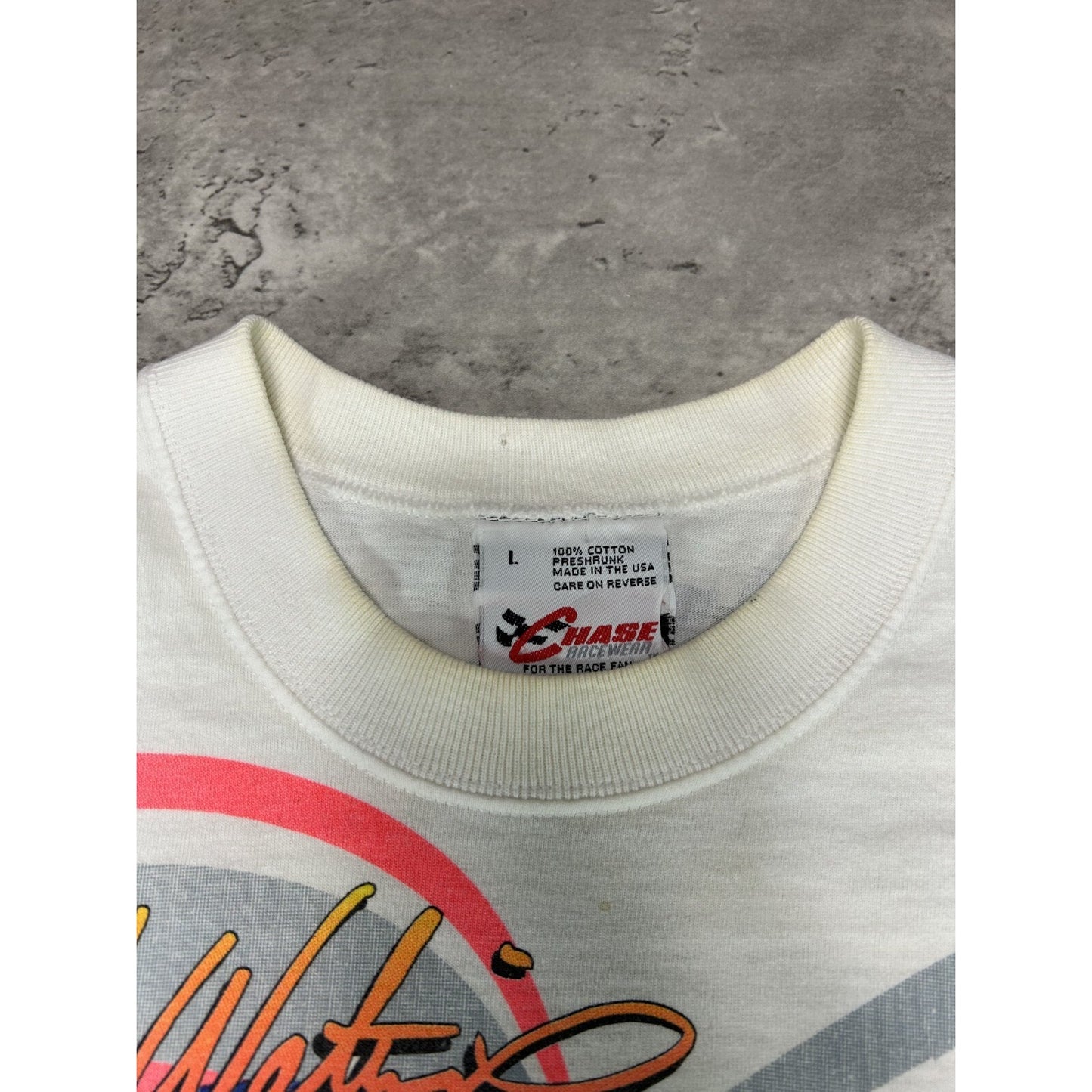 Vintage 1997 Darrel Waltrip #17 25th Anniversary Big Graphic T-Shirt Size Large
