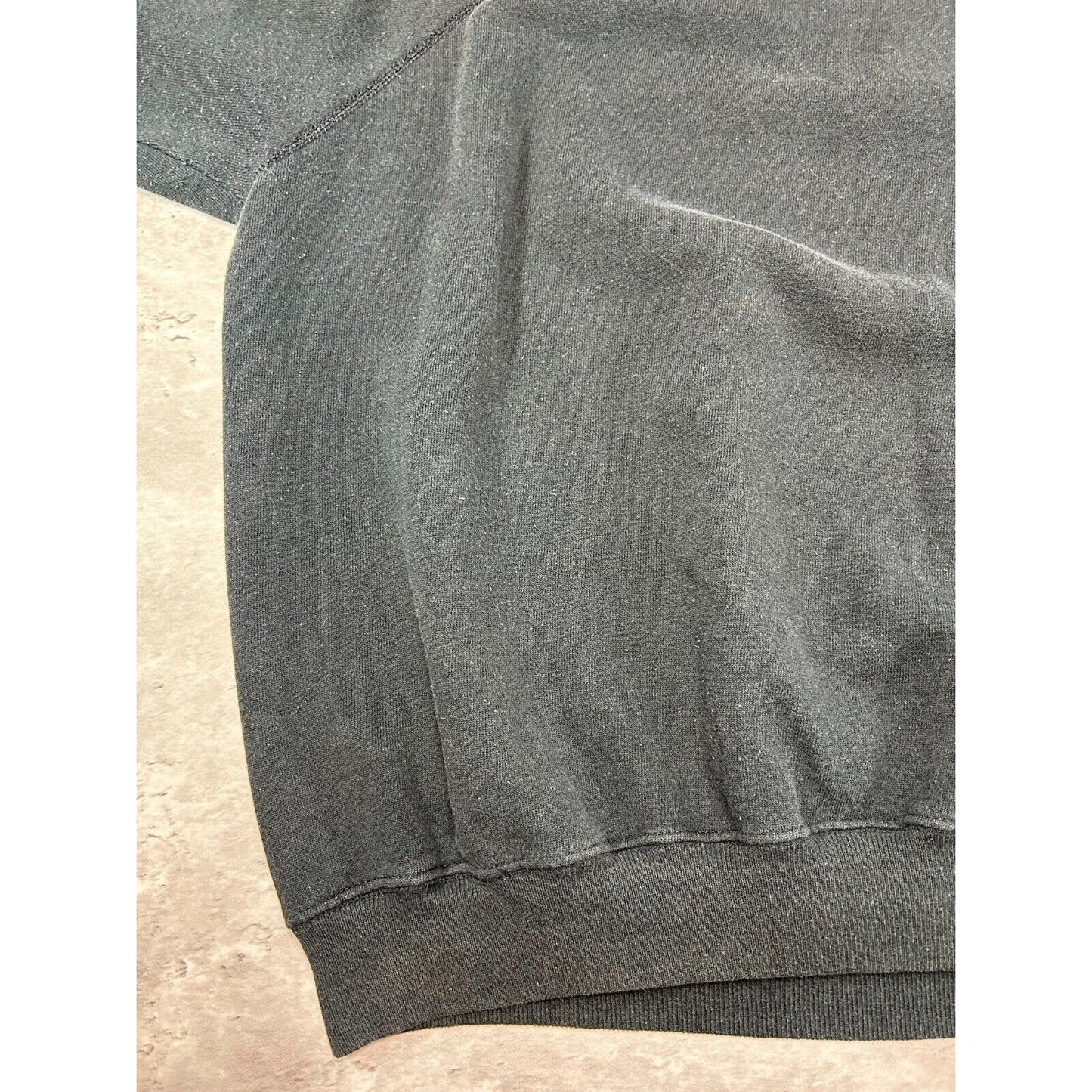 Vintage 1989 Looney Tunes Daffy Duck Big Face Graphic Sweatshirt Size XL Black