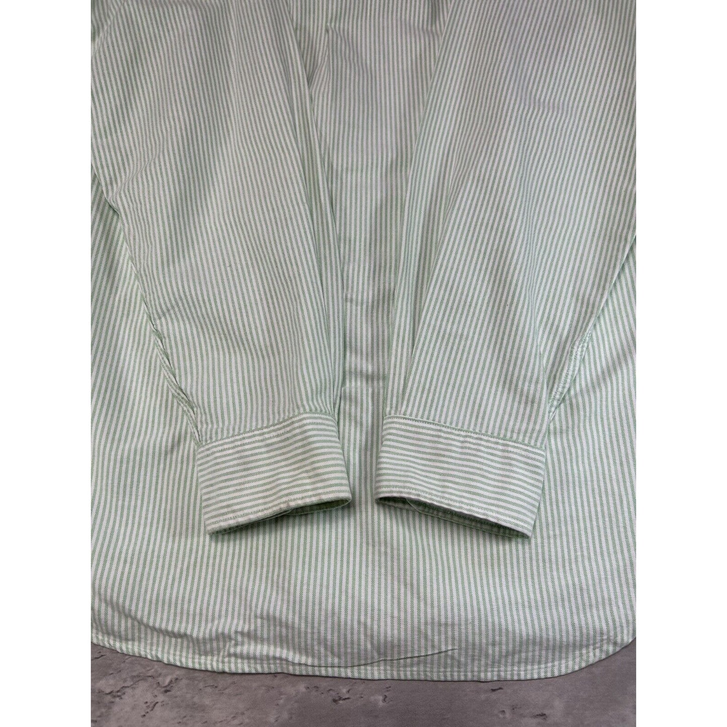 Vintage Polo Ralph Lauren Embroidered Crest Long Sleeve Button Up Shirt Size Large