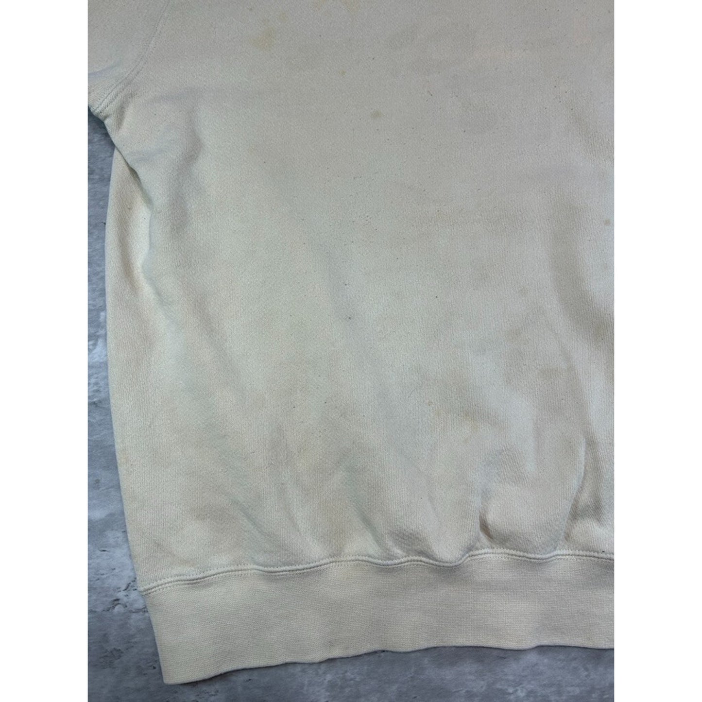 Vintage 2000s Nike Embroidered Mini Swoosh Earth Tone Sweatshirt Size XL Beige