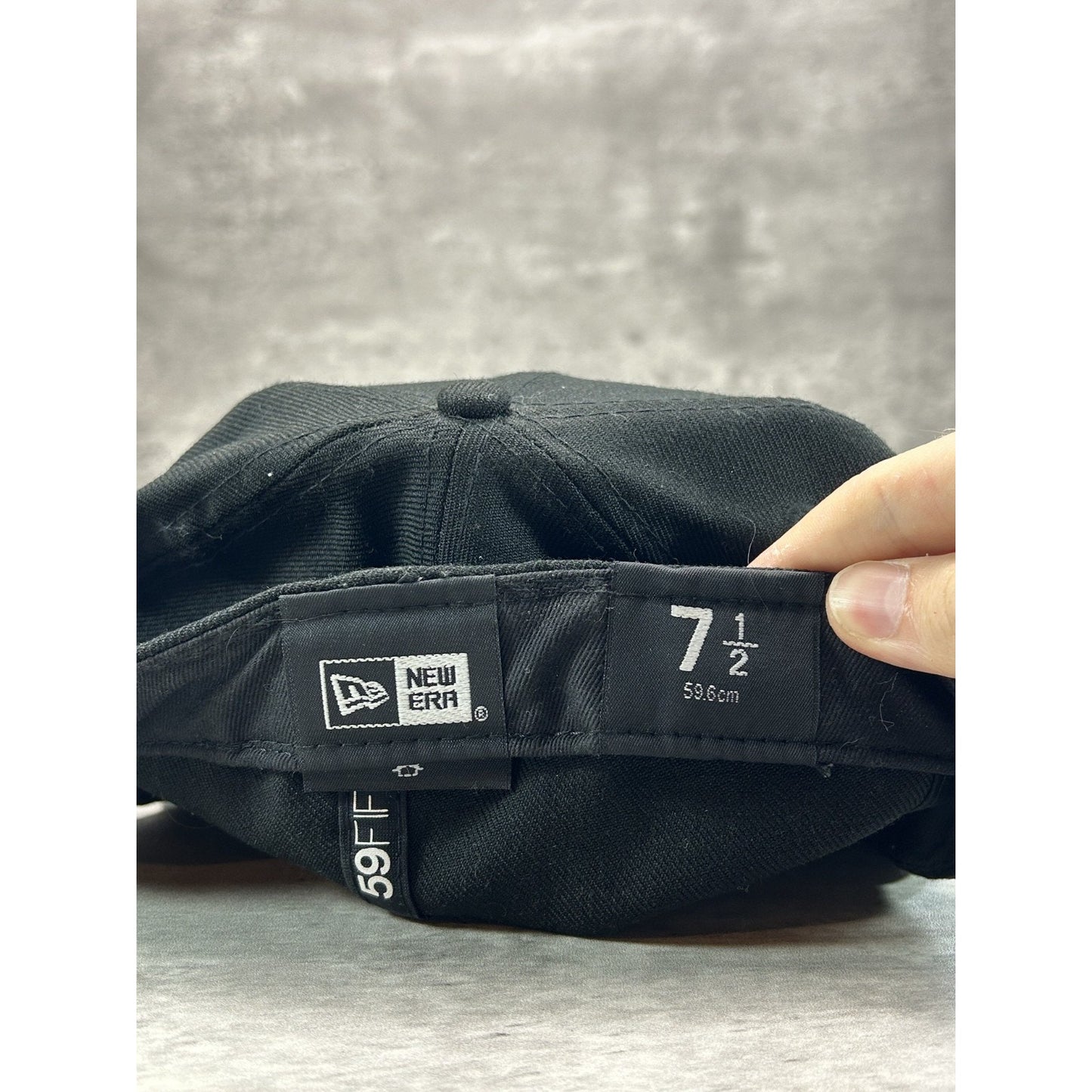 Thrill SF Japantown Sakura Embroidered Logo Baseball Snapback Hat 7 1/2 Black
