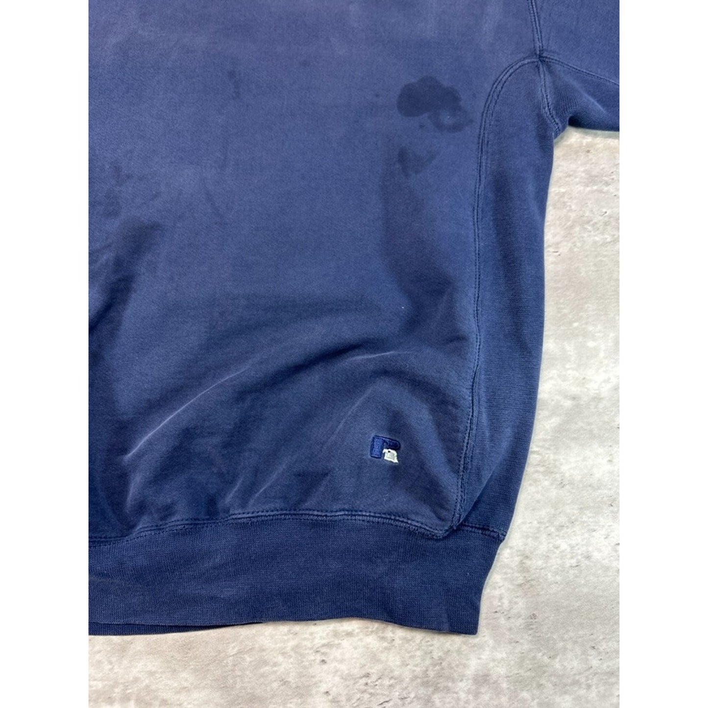 Vintage 90s USA Olympics Baseball Embroidered Spellout Sweatshirt Size XL Blue