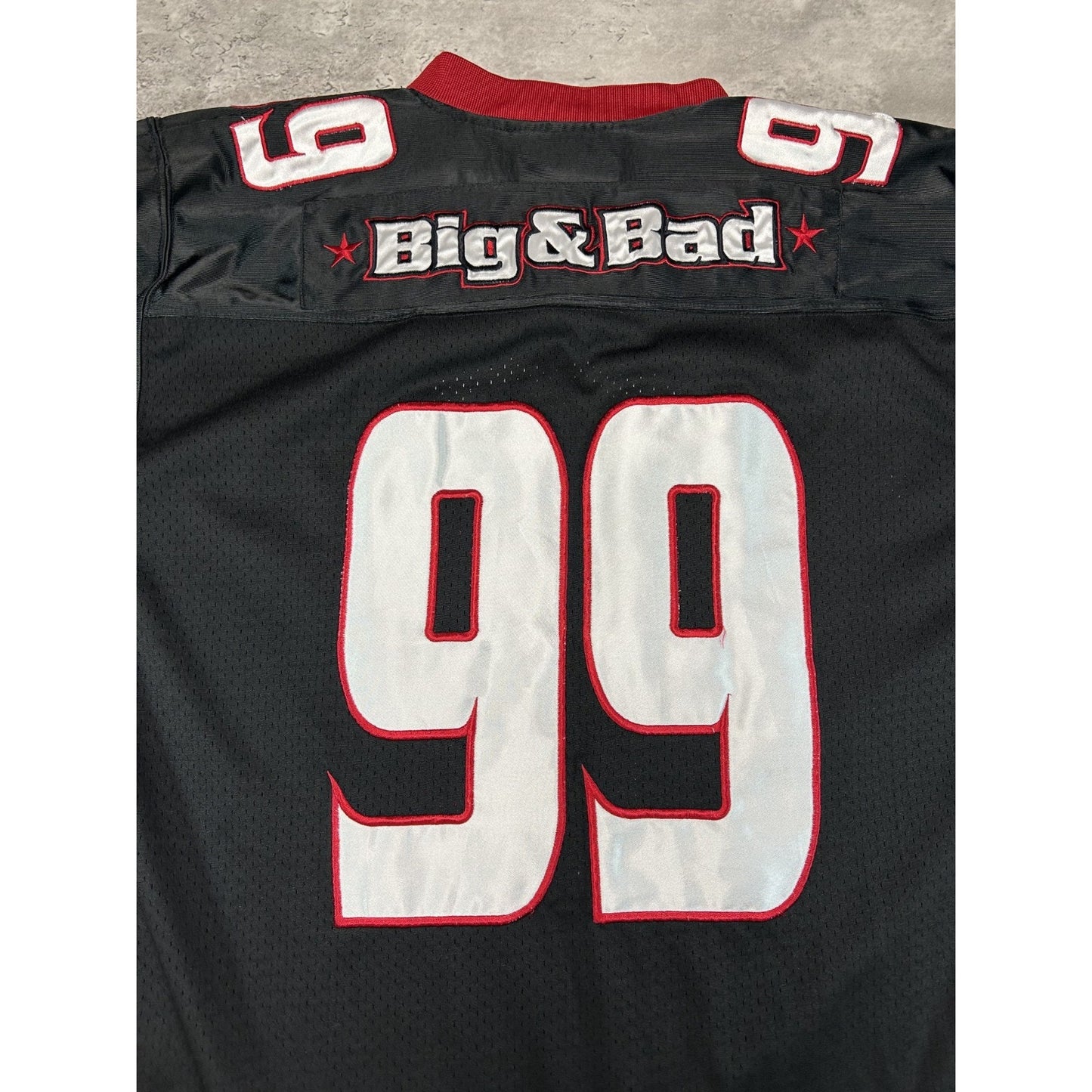 Vintage Y2K Big Daddy #99 Stitched Football Jersey Size XL Black