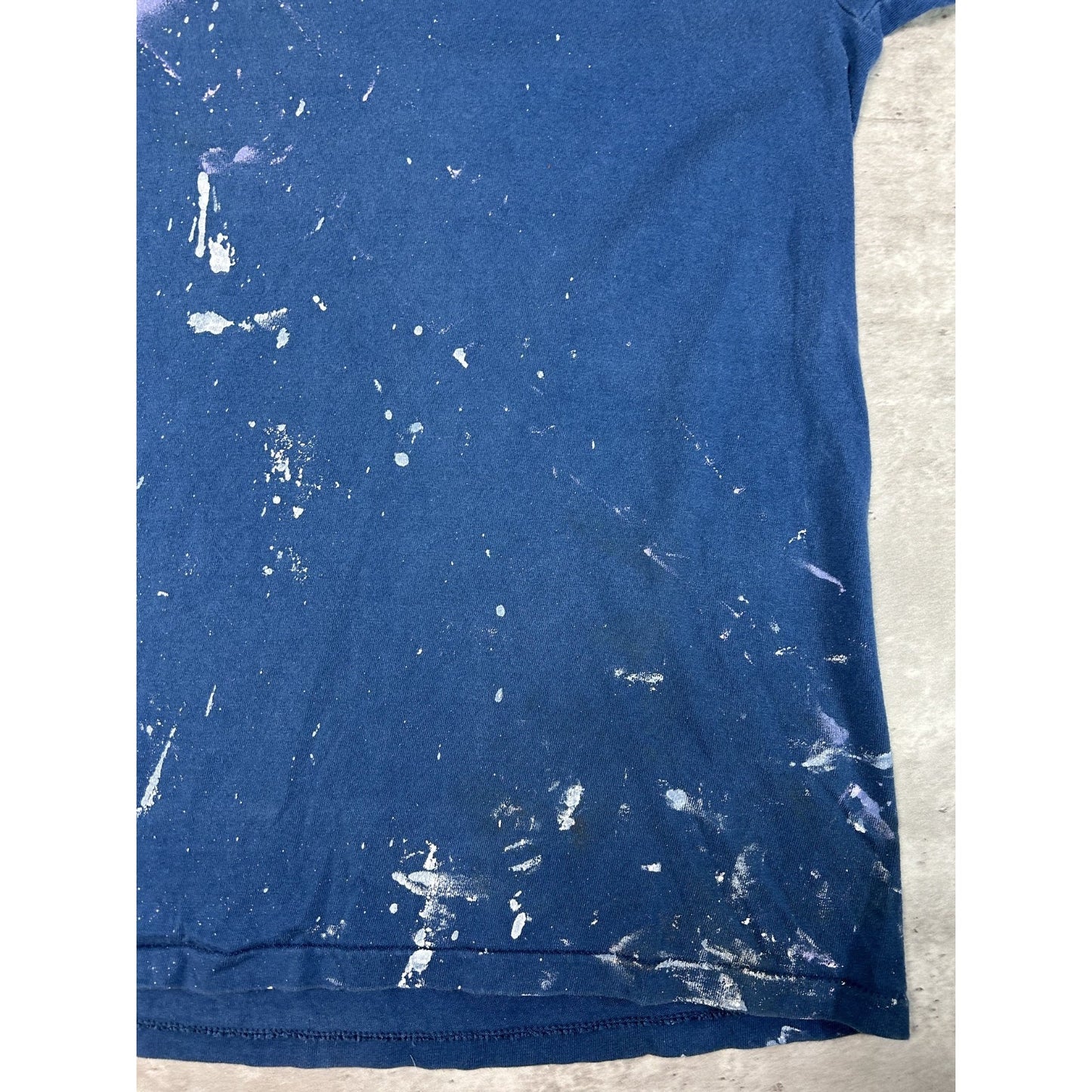 Vintage 90s Distressed Guess USA Graphic Logo T-Shirt Size 2XL Blue