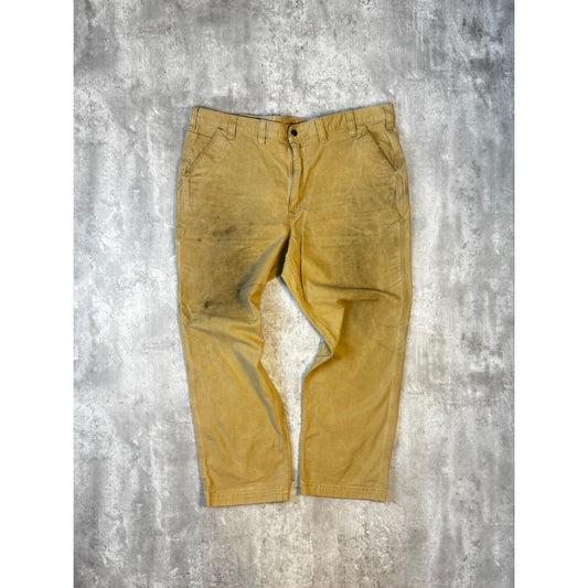 Carhartt Relaxed Fit Canvas Workwear Five Pocket Pants Size 43 Beige