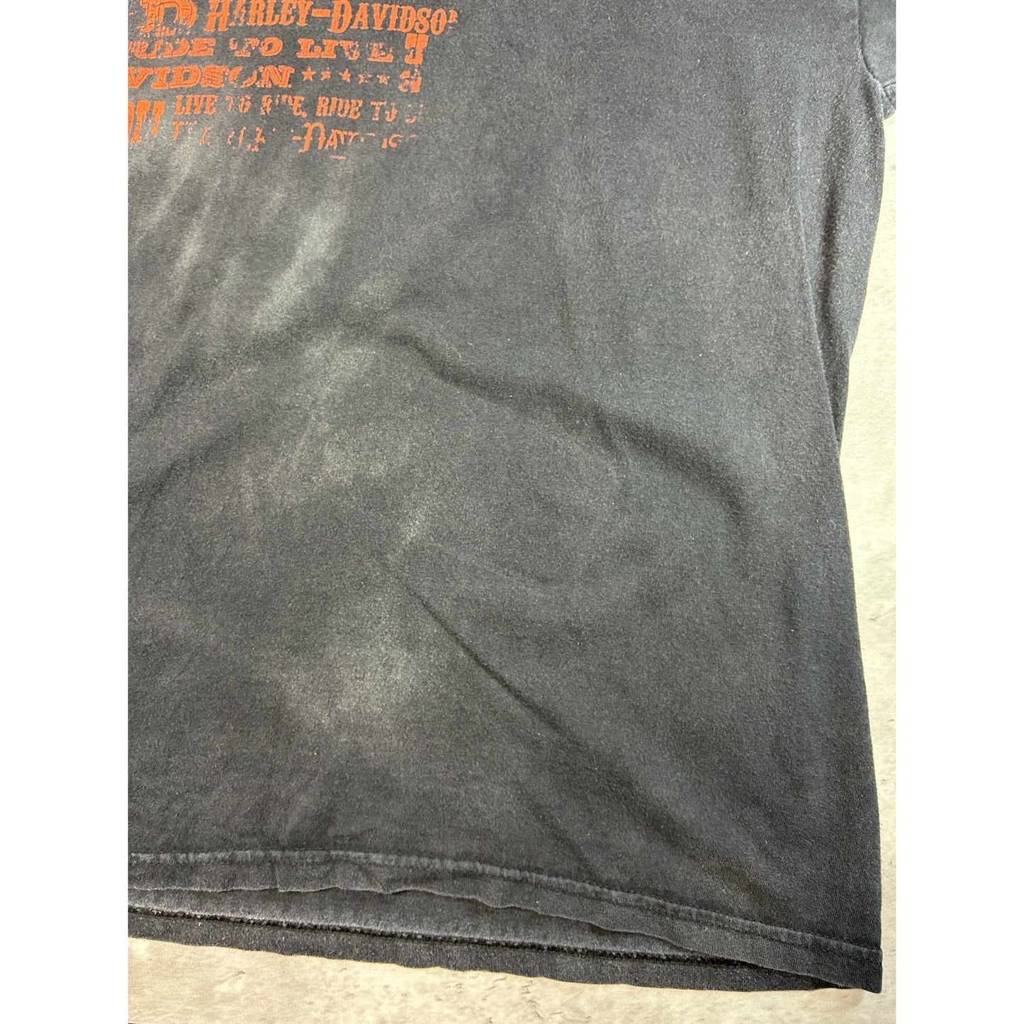 Harley Davidson Motorcycles Classic Logo Spellout Graphic T-Shirt Size 3XL