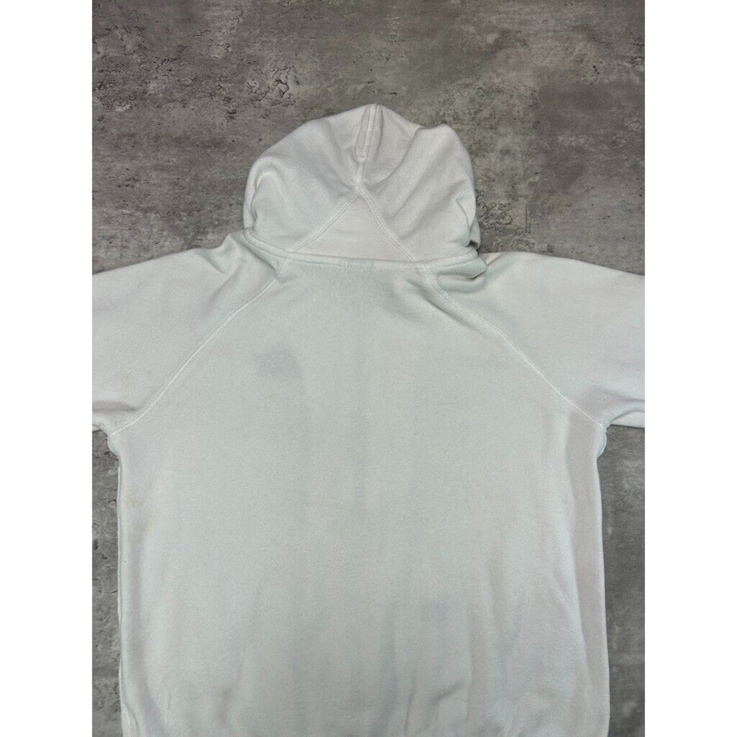 Vintage Womens Nike Embroidered Spell Out Full Zip Hooded Sweatshirt Size Small