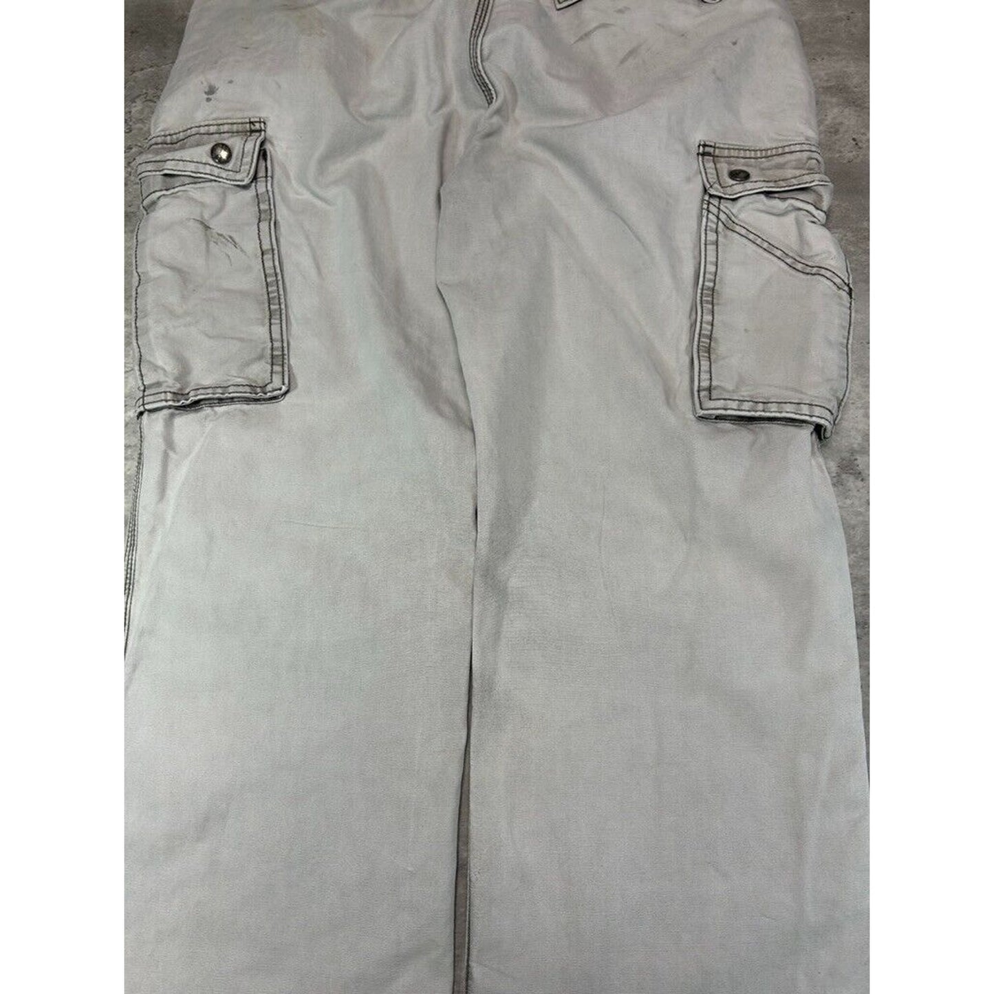 Carhartt Relaxed Fit Canvas Workwear Faded Cargo Pants Size 35