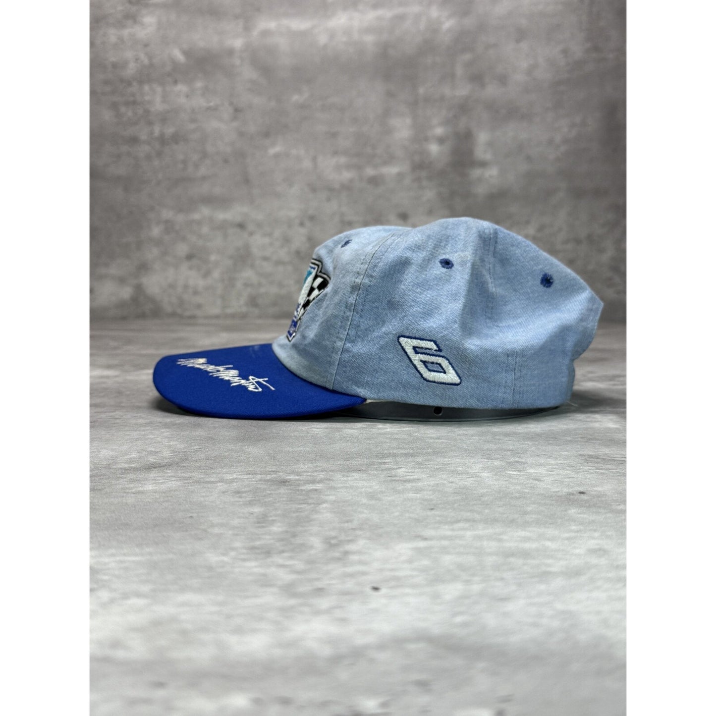 Vintage Mark Martin #6 Nascar Valvoline Performance Team Strapback Hat OSFA