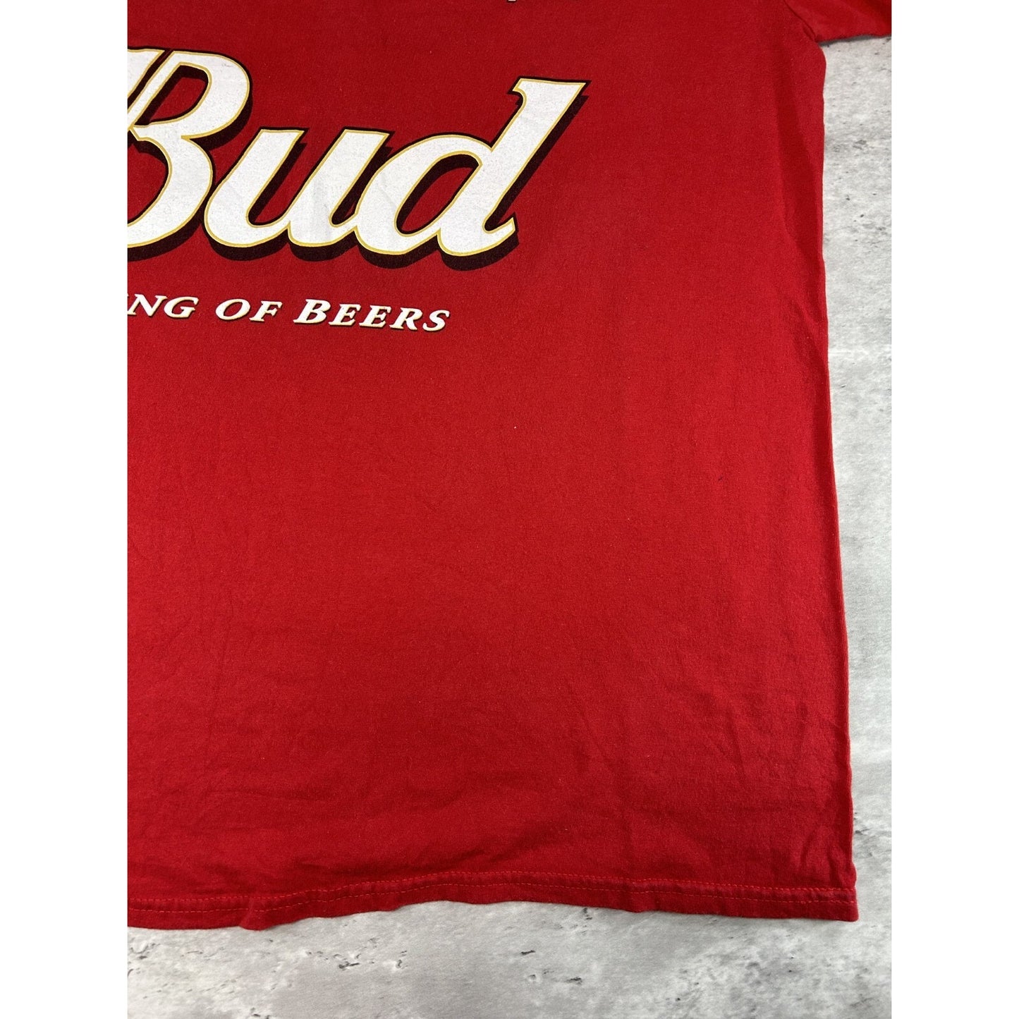 Vintage Dale Earnhardt Jr #8 Nascar Budwesier King Of Beers T-Shirt Size Large