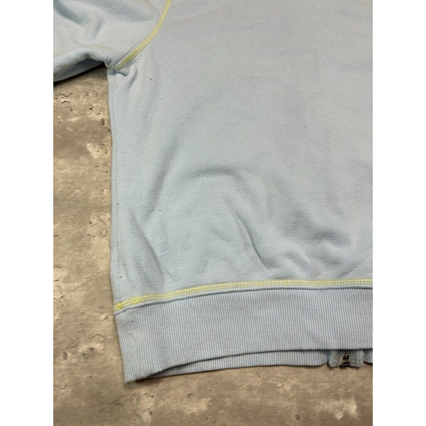 Vintage Womens Nike Embroidered Swoosh Two Tone Hooded Full Zip Sweatshirt Size Large