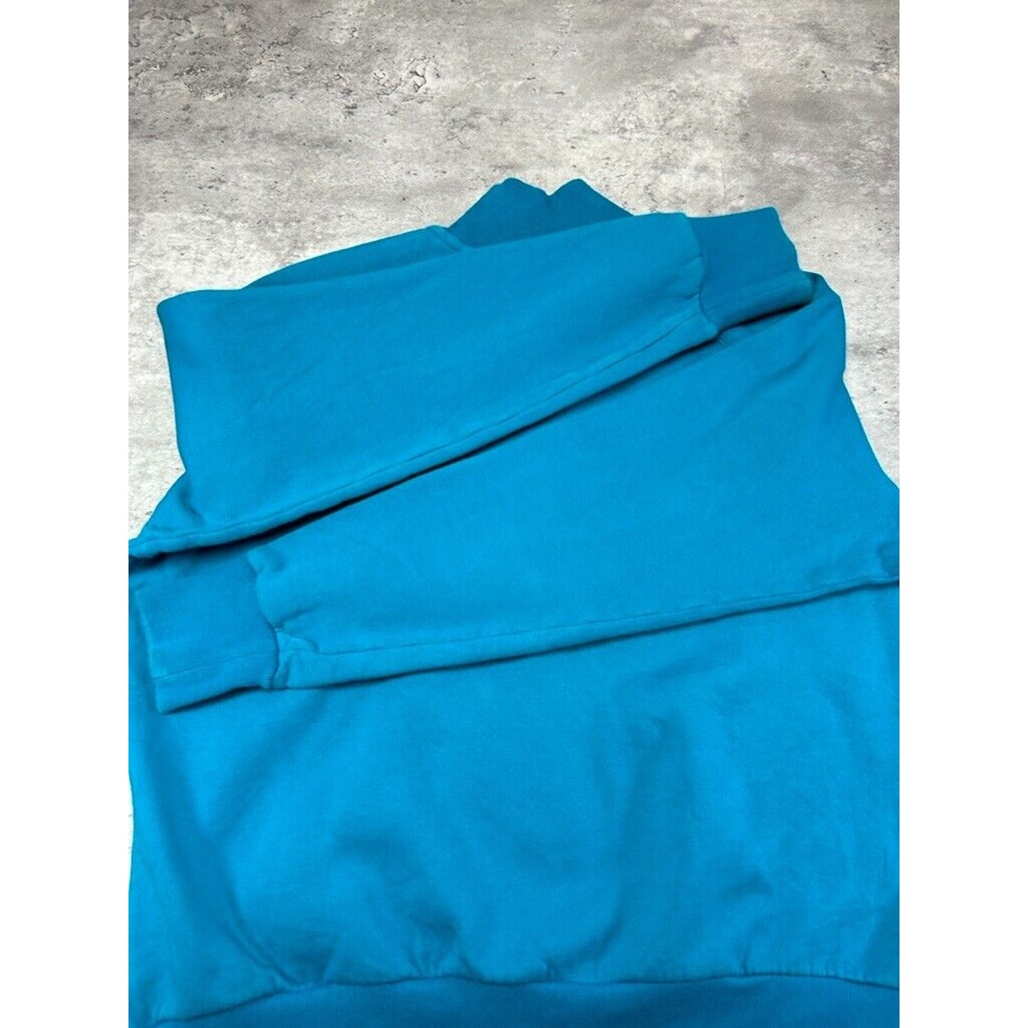 Vintage Womens Nike Embroidered Swoosh 1/2 Zip Pull Over Sweatshirt Size XL Teal