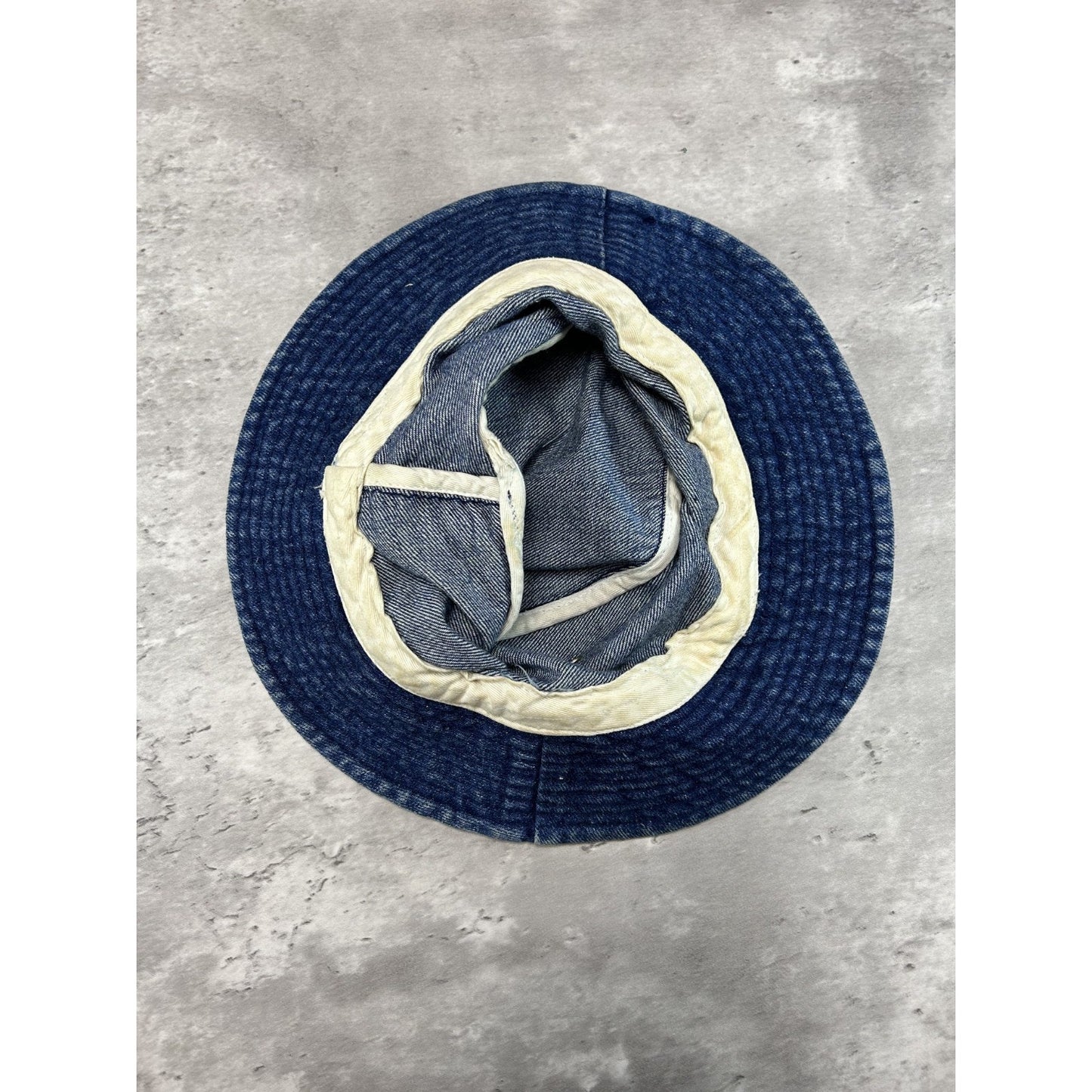 Vintage 90s Dark Wash Denim Bucket Hat OSFA