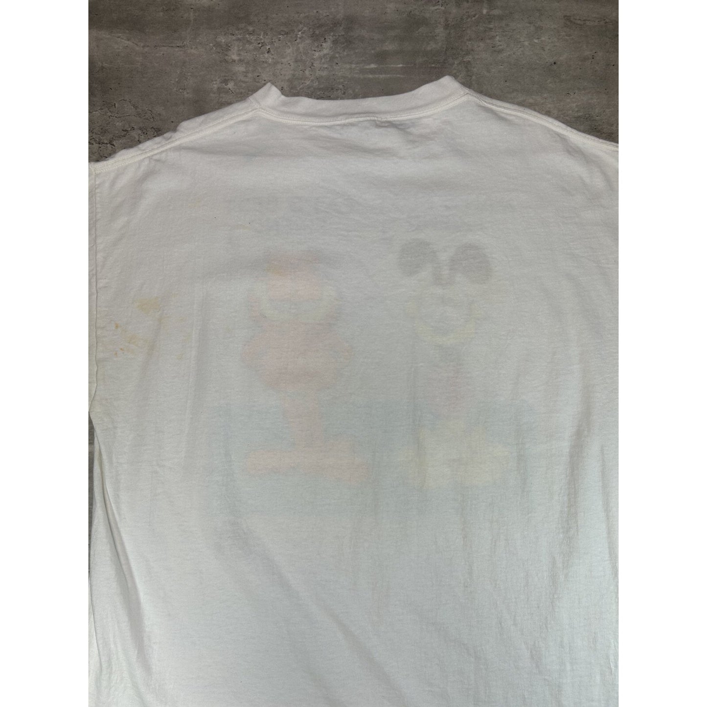 Vintage 90s Garfield Cats Best Friend Cartoon Promo Graphic T-Shirt Size XXL