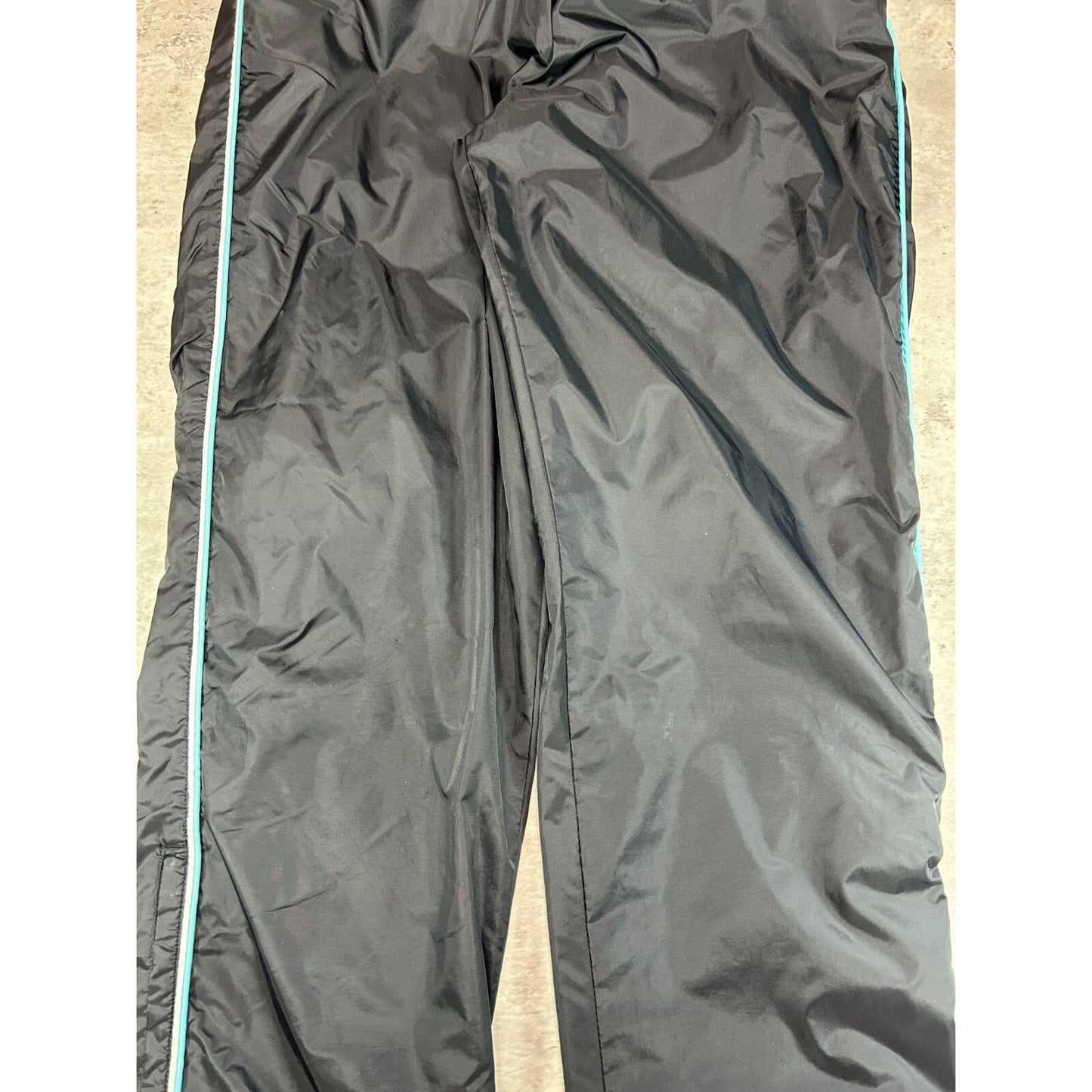 Vintage 90s CS Signature Nylon Track Pants Size Medium Black