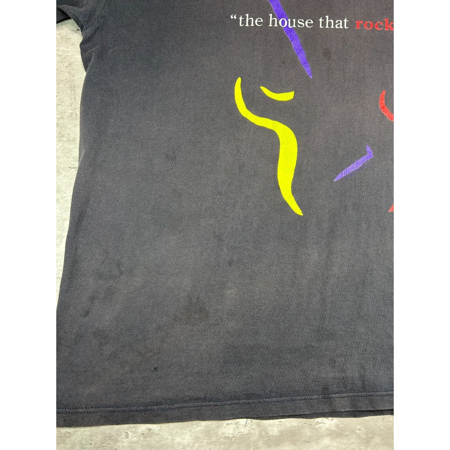 Vintage 90s Rock And Roll Hall Of Fame The House That Rock Built T-Shirt Size XXL