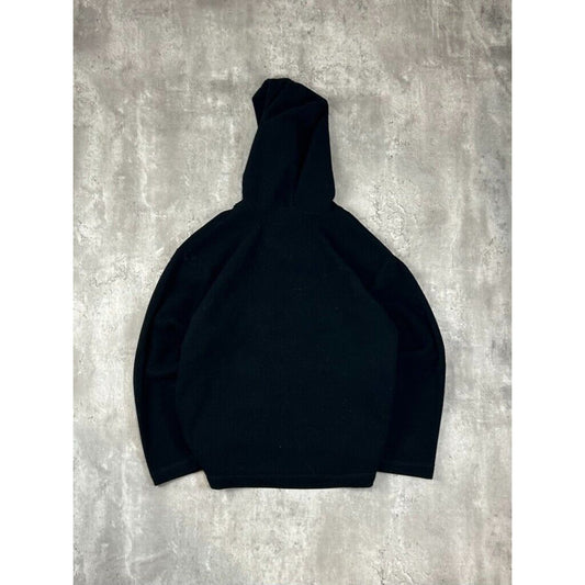 Vintage Disney Winnie The Pooh Tigger Fleece Hooded Sweatshirt Size Large Black