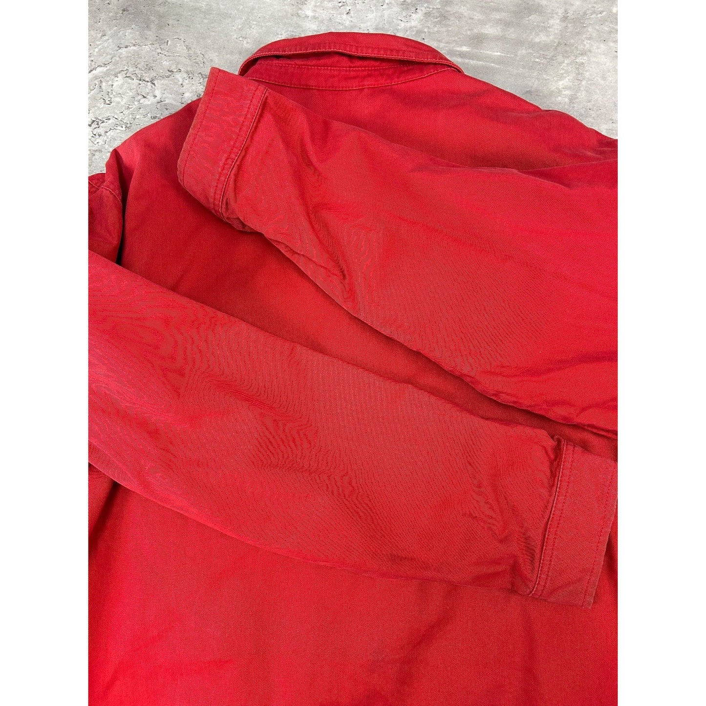 Vintage Polo Ralph Lauren Embroidered Pony Harrington Jacket Size XL Red